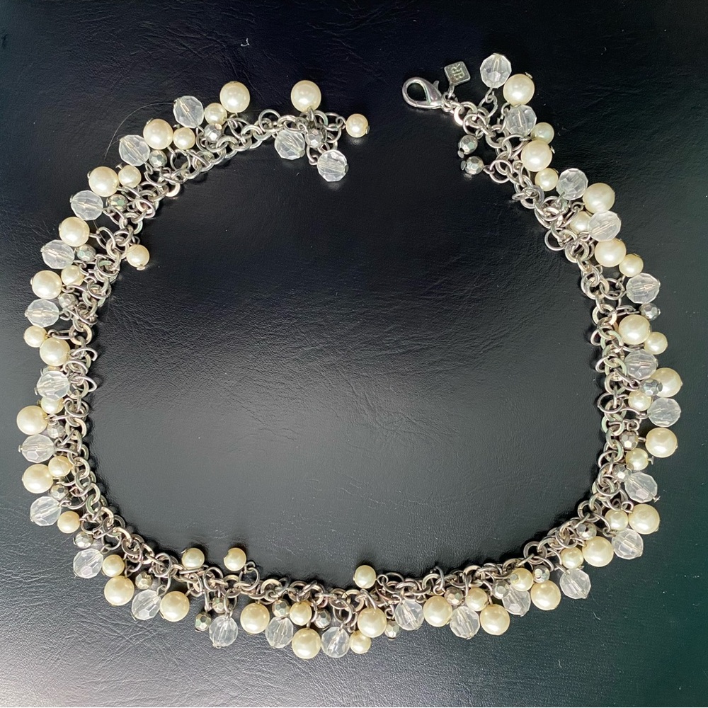 Banana Republic Acrylic Crystal Beaded Necklace